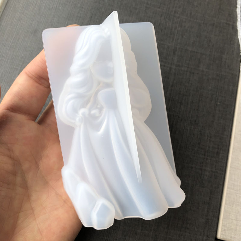 3D かわいいプリンセスシリコーンキャンドルモールド天使の女 - Candle Making Products のレビューと価格