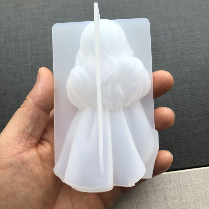 3D かわいいプリンセスシリコーンキャンドルモールド天使の女 - Candle Making Products のレビューと価格