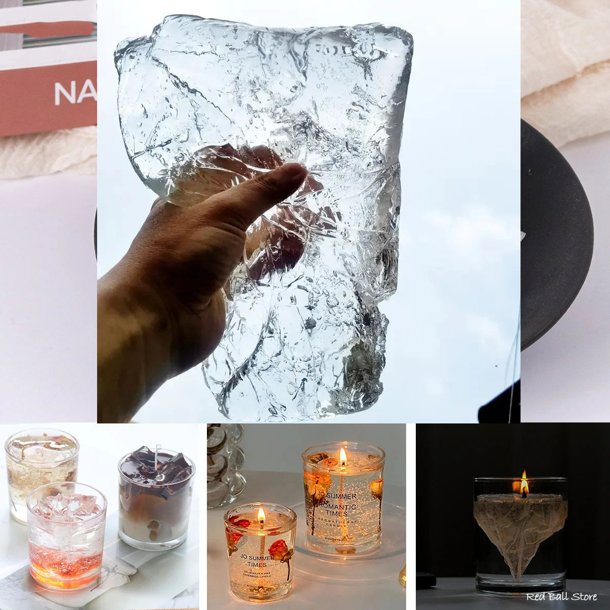 100G ジェリーワックス卸売 DIY 手作り香り付きキャン - Candle Making Raw Material Wholesale のレビューと価格