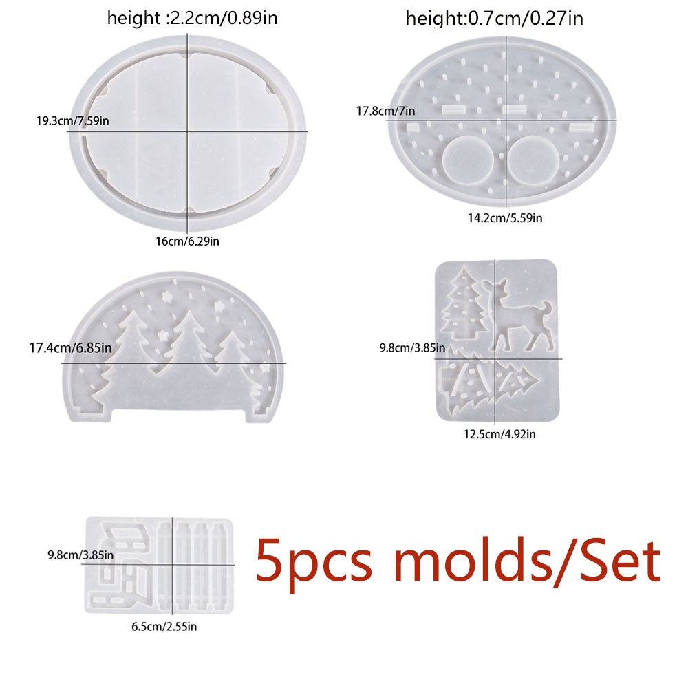 クリスマスエルクティーライトキャンドルホルダーシリコンモール - Candle Making Products のレビューと価格