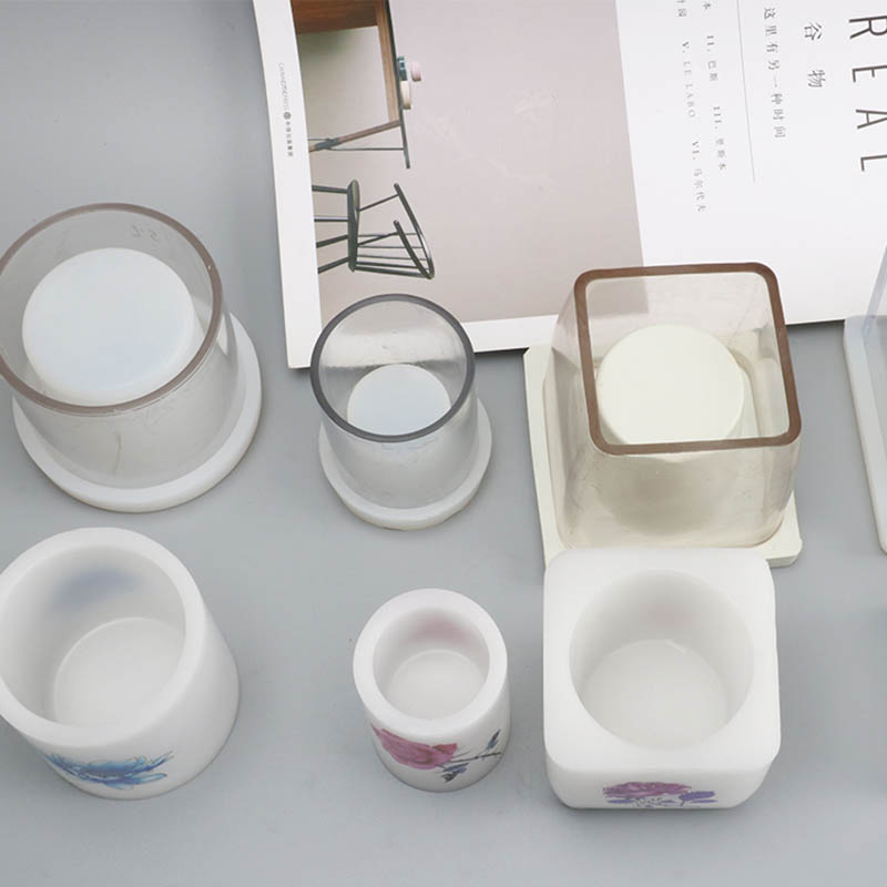 風防付きのワックスカップ型、アクリル製、中空のティライトホル - Candle Making Activity のレビューと価格