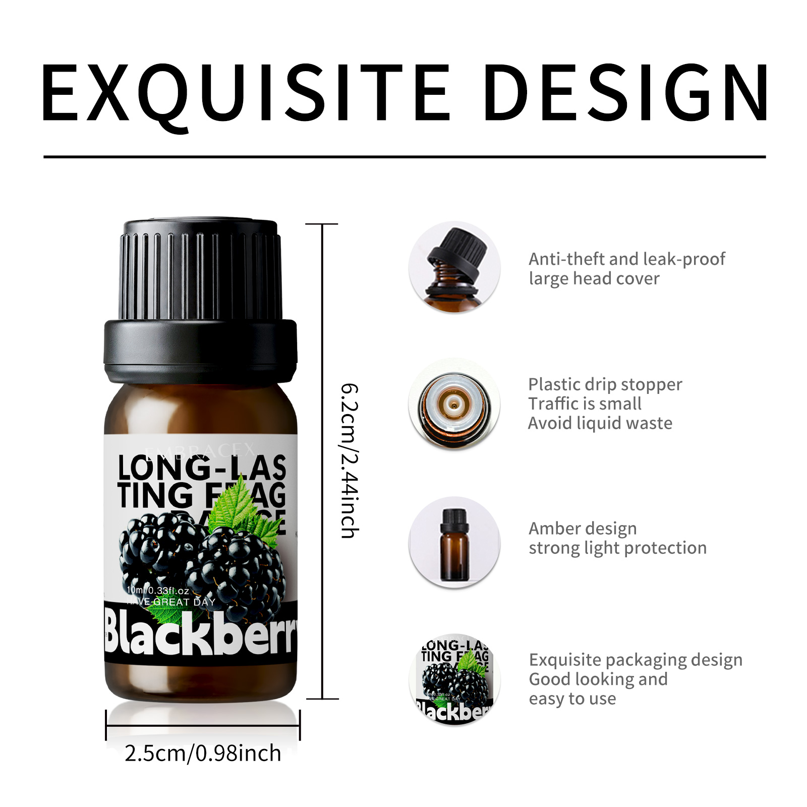 10ml ブラックベリーフレグランスオイル ブラックベリーの - Candle Making Oils のレビューと価格