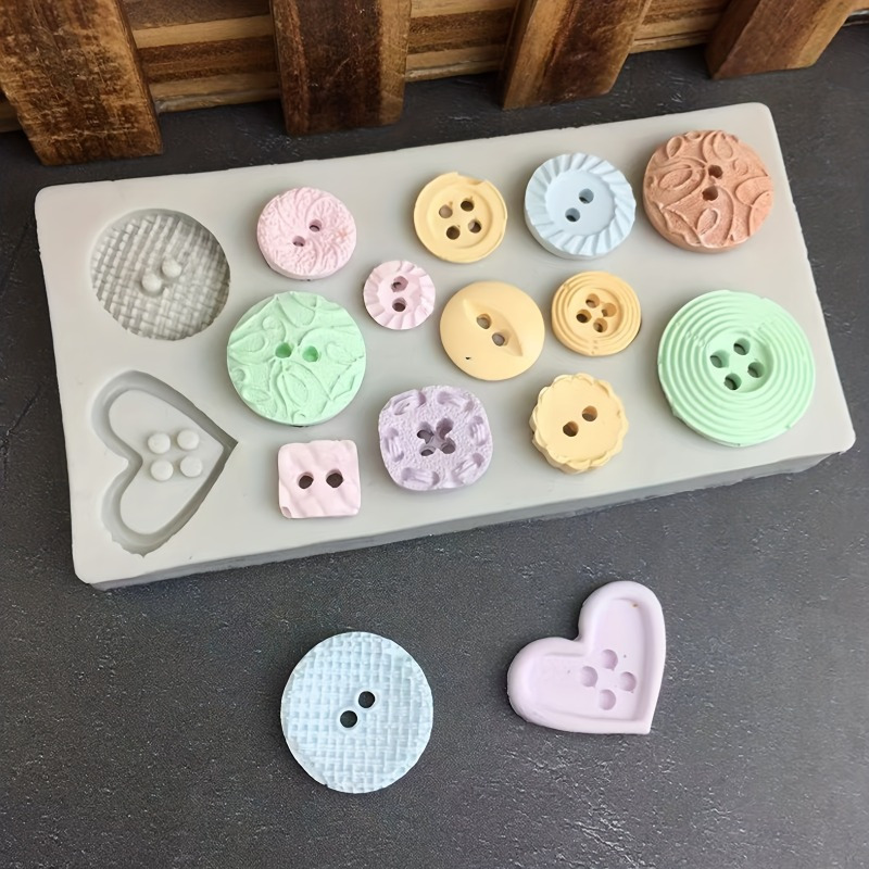 ボタン型シリコンモールド シリコンモールド 石鹸やキャンドル - Candle Making Products のレビューと価格