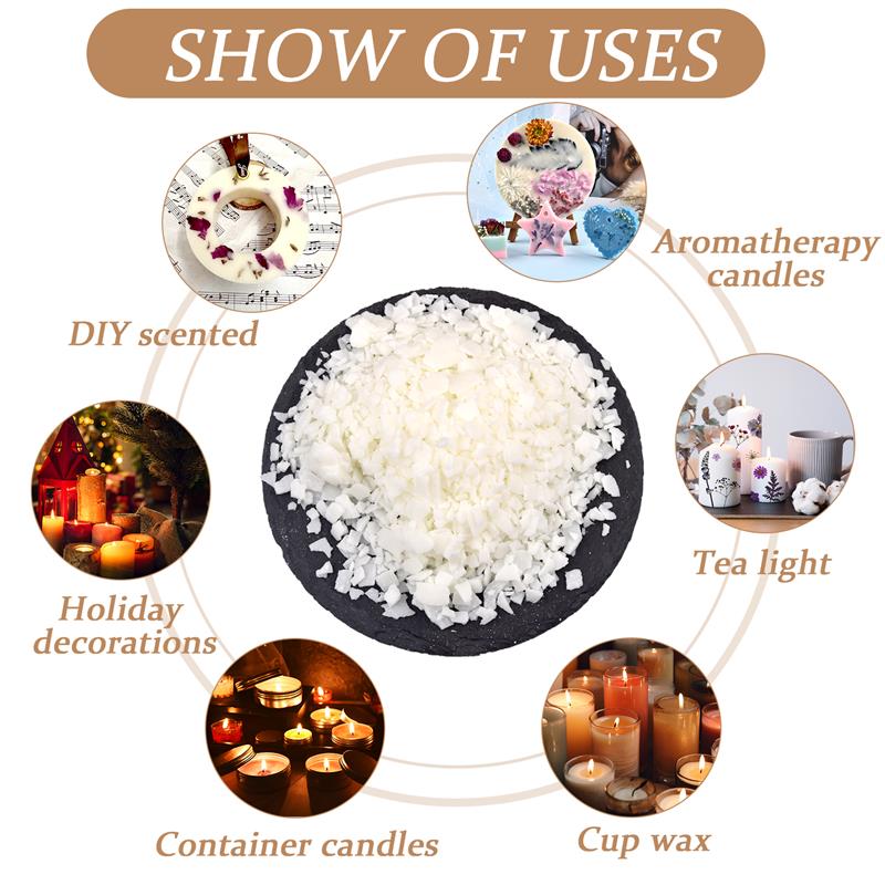 天然の純粋な大豆ワックスフレークの香りのキャンドル,原材料, - Candle Making Activity のレビューと価格