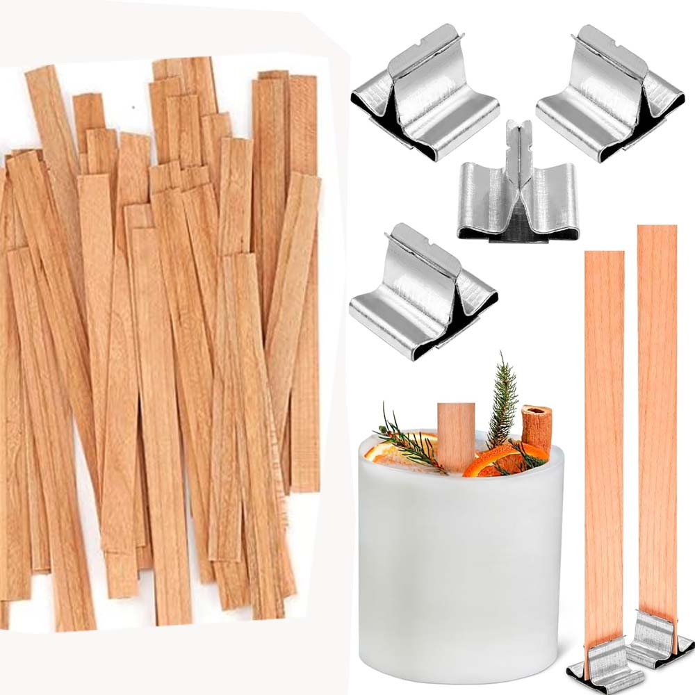 キャンドル作り用ウッドウィック 100個（50セット） 家庭 - Candle Making Homewood のレビューと価格