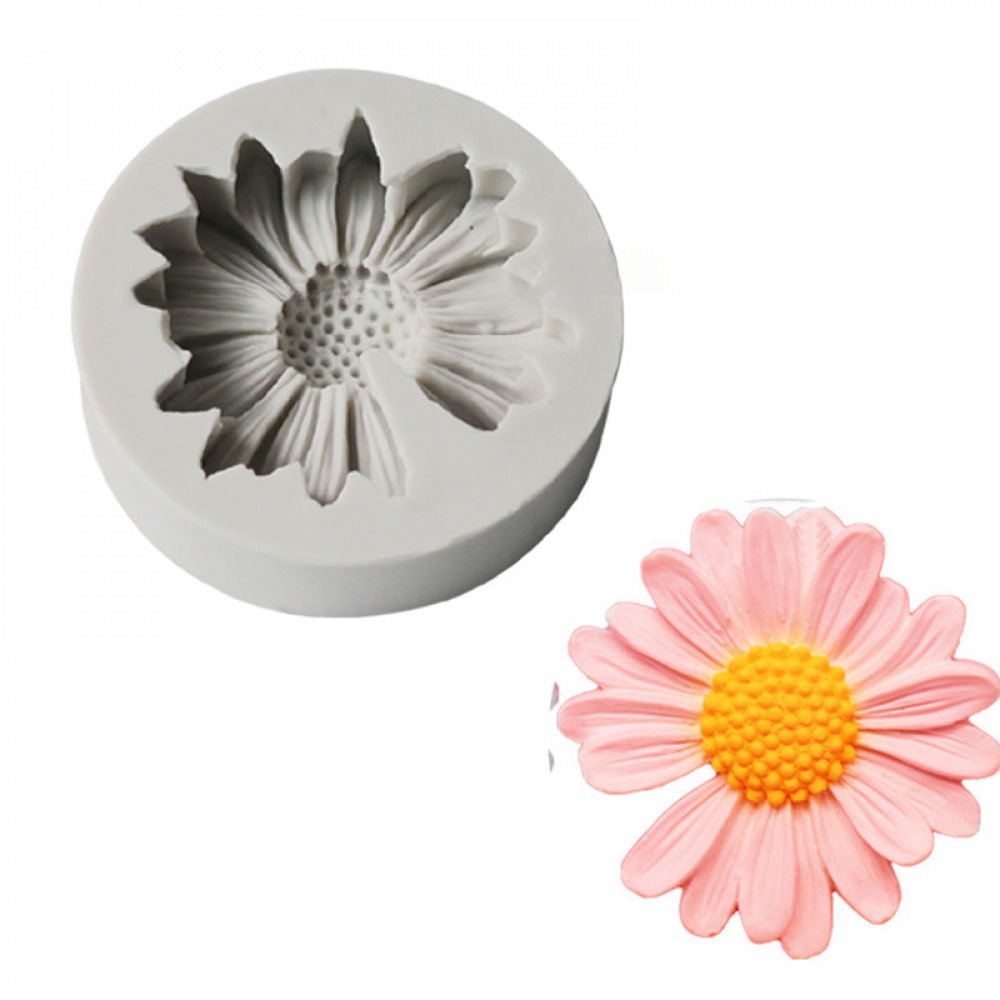 3D デイジーフラワーモールドひまわりシリコーン型アロマセラ - Candle Making Products のレビューと価格