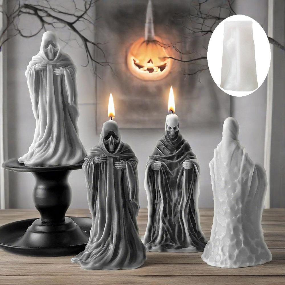3Dスケルトン香り付きキャンドルシリコンモールド、レリーフロ - Candle Making Wax Melter のレビューと価格