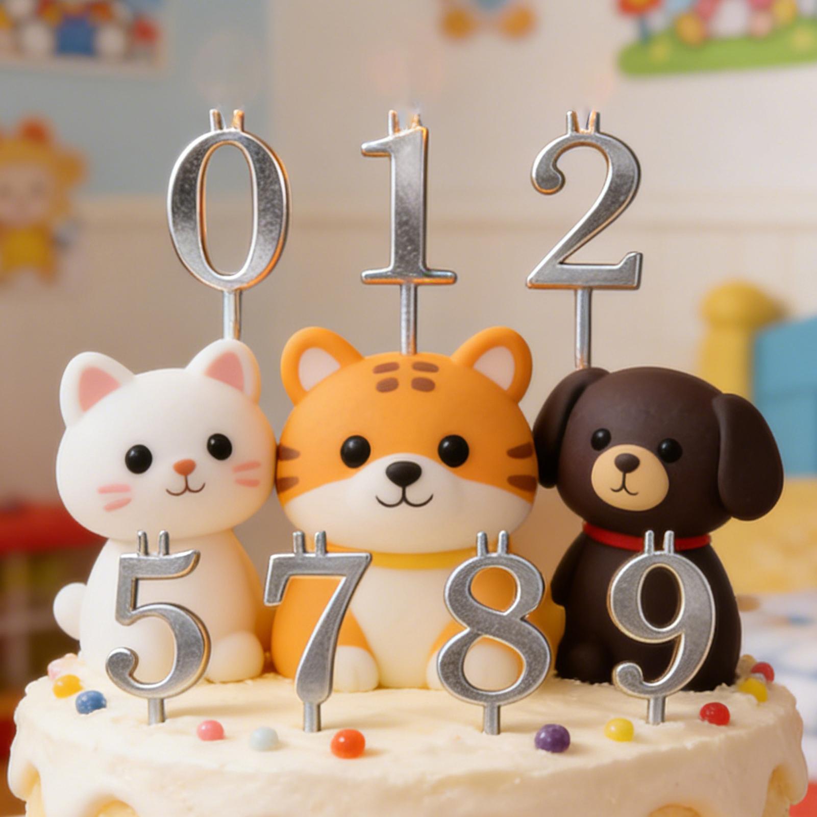 10個入り 0-9 数字ケーキトッパー メタルナンバーキャン - Candle Making Products のレビューと価格